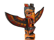 Totem Canadense em Madeira
